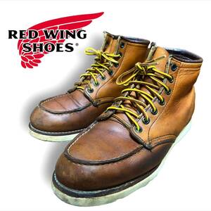 RED WING レッドウィング 90s 875 アイリッシュセッターブーツ 1998年製 レザーブーツ 本革 Vibramソール 7 1/2E(26.0cm) 中古【4887】K