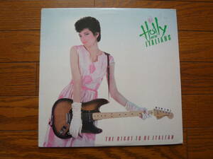 LP HOLLY & THE ITALIANS / THE RIGHT TO BE ITALIAN