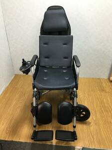 ★149　インターナショナルトレーディング 折りたたみフルリクライニング電動車いす ewheelchair-E05-GRAY