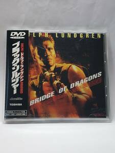 ブラック・ソルジャー／ドルフ・ラングレン／原題：BRIDGE OF DRAGONS／国内盤DVD／帯・アンケート・キャンペーンはがき付／1999年／廃盤