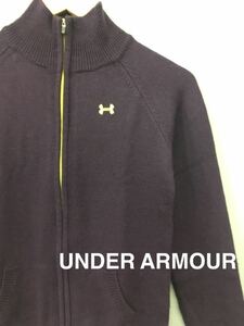 ！▼ アンダーアーマー UNDER ARMOUR レディース 女性用 SMサイズ ニット トップス 長袖 パープル&