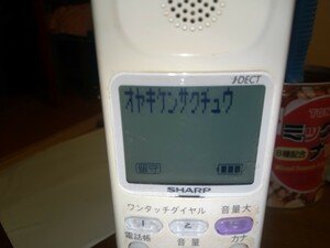 SHARP シャープ 子機 充電器付 JD-KS110