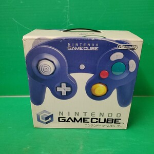 WC 570 NINTENDO GAMECUBE バイオレット ニンテンドー ゲームキューブ コントローラー2つ付き 通電確認済み