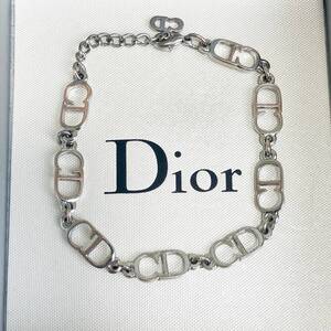 クリスチャン ディオール Christian Dior ブレスレット CD ロゴ シルバー ブレスレッド 腕飾り ヴィンテージ アクセサリー 刻印 希少 銀色