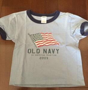 USED★オールドネイビーOLD NAVY★キッズTシャツ2T★アメカジ★アメリカで購入★星条旗柄★アメリカンフラッグ★10