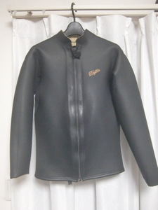 【中古】★Rhythm MENS WETSUITS RETRO FRONT ZIP JACKET sizeXL/リズム ウェットスーツ メンズ フロントジップ ジャケット XLサイズ★