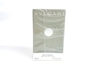 未使用　フィルム未開封　ブルガリ　BVLGARI　POUR HOMME　プールオム　オードトワレ　スプレー　50ml　YK-5239