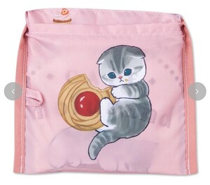 mofusand モフサンド エコバッグ トートバッグ アベイル Avail しまむら 猫 子猫 ホットケーキ ピンク