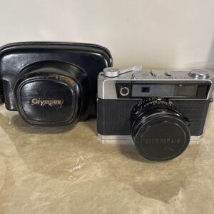 ジャンク品 OLYMPUS オリンパス OLYMPUS-S コンパクトフィルムカメラ G.Zuiko 1:1.8 f=4.2cm (mhc06-1122-1)