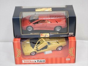 5734 ２台セット☆ マイスト トンカ ランボルギーニ ディアブロ 1/18 maisto lamborghini diablo (1990) special edition TonkaPolistil