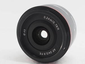 ★美品★ジャンク★ サイヤング SAMYANG 24ｍｍ Ｆ2.8 FE ソニー Eマウント ＃A1124