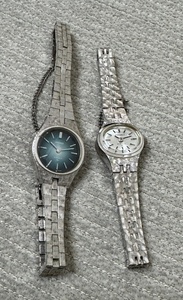 セイコー SEIKO アンティーク　vintage　ヴィンテージ 腕時計 手巻き　２針 　レディース　2本セット　動作あり