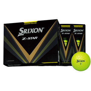 ★特価★新品★スリクソン★SRIXON Z STAR ゴルフボール★プレミアムパッションイエロー★1ダース★日本正規品★