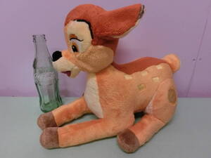 ディズニー バンビ◆USAディズニーストア ぬいぐるみ 人形 ビンテージ 33cm◆BAMBI Disney Store Vintage Stuffed Plush 昭和レトロ 鹿