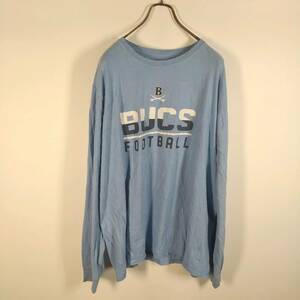 XXL ナイキ NIKE Tシャツ 長袖 ライトブルー BUCS FOOTBALL リユース ultramto YTS1011