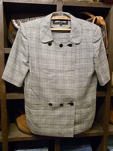 美品 PIERRE CARDIN PARIS CHECK SET UP SUIT SIZE 9 ピエール カルダン チェック セットアップ スーツ