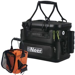 Neer バッカン 28L ブラック 水汲みバケツ付き タックルボックス1270