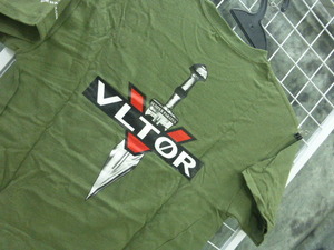  Vltor U.S.A. Apparel Tシャツ Lサイズ グリーン 送料無料 VLTOR WEAPON SYSTEMS Knife Dagger Logo ロゴ