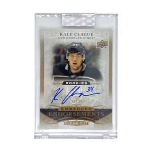 UPPER DECK NHLカード CLEAR CUT KALE CLAGUE LOS ANGELES KINGS 22/25 #EE-KC 中古 1