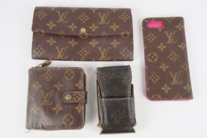 【4点まとめ売り】LOUIS VUITTON ヴィトン モノグラム ブランド 財布 小物等 ジャンクセット 現状販売【RU60】