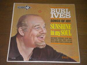 ◎バール・アイヴス／BURL IVES【SUNSHINE IN MY SOUL】LP◎