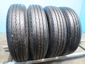 21・23年製イボ跡あり 165/80R14 97/95N LT ◆ブリヂストン ECOPIA R680◆ 4本 J1622 夏タイヤ