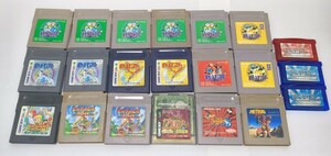 1円〜 起動確認のみ ニンテンドー Nintendo ゲームボーイカラー アドバンス GBC GBA ポケットモンスター ゼルダ ゲーム ソフト まとめ 売り