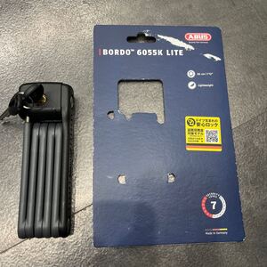 ABUS(アブス) 自転車 鍵 ロック ロードバイク鍵 ブレードロック ボルドーライト キータイプ 60cm BORDO LITE MINI 6055 60日本正規品