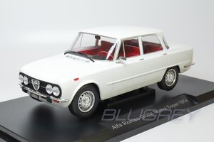 【在庫処分】MCG 1/18 アルファロメオ ジュリア 1300 スーパー 1974 ホワイト ALFA ROMEO - NUOVA GIULIA 1300 SUPER 18146