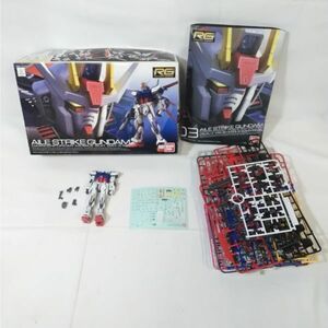 04696 【ジャンク】 RG 1/144 エールストライクガンダム ガンプラ 一部素組 GAT-X105 機動戦士ガンダムSEED プラモデル バンダイ