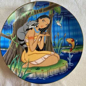 pocahontas ポカホンタス　ディズニー　飾り皿　絵皿　ミーコ　コレクション　アートプレート　デコレーションプレート　インテリア