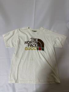 179 GUCCI×THE NORTH FACE Tシャツ GUCCI×ノースフェイス Tシャツ 1円スタート