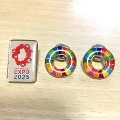 【レア非売品】EXPO 2025 大阪・関西 /SDGs ピンバッジセット