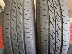 パF6148②■175/65R14 82S　2本のみ　BRIDGESTONE NEXTRY　送料無料 夏 8分山 フィット ヴィッツ アクア デミオ ノート