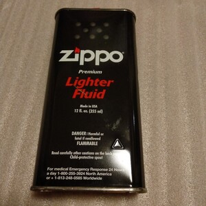 ZIPPO　oil缶　355ml 残オイル　1/4程度