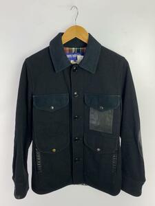 JUNYA WATANABE COMME des GARCONS MAN◆カバーオール/XS/ウール/BLK/無地/WH-J021