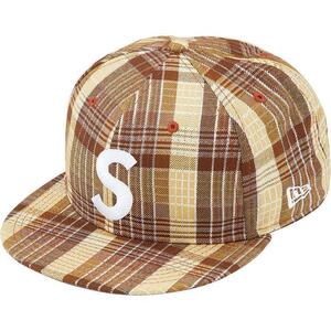 7 1/8 Supreme 23SS Metallic Plaid S Logo New Era シュプリーム メタリック プラッド ロゴ ニューエラ