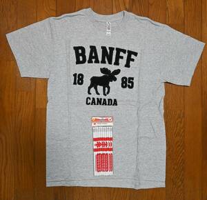 カナダ バンフ CANADA BANFF トナカイ Tシャツ グレー Mサイズ 新品 未使用 鉛筆セット