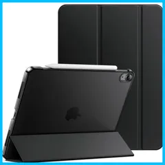 【特価商品】JEDirect iPad Air 11 インチ M2 (2024), iPadAir5/4 ケース（2022/2020モデル、10.9インチ）スリムスタンドハードバック ウェイクアップ/オートスリープ機能付き タブレットカバー (ブラック)