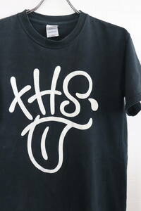 即決 NUMBER NINE ナンバーナイン THE HIGH STREET リップ＆THS ロゴ 宮下さんのバンドのツアーTシャツ バンドTシャツ 会場限定 黒