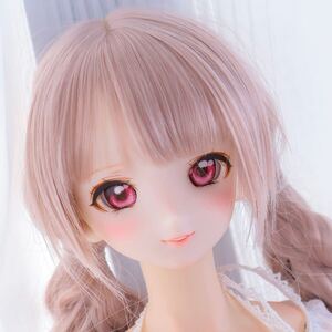 【Yua*】カスタムヘッド DDH-06 ソフビ盛り セミホワイト肌 ＋アイ