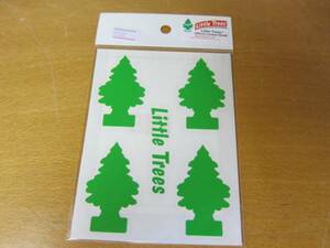 送料80円！　Little Tree Official Goods　カットアウトステッカーシート 　リトルツリー　緑