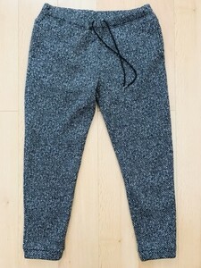 【美品】ユナイテッドアローズ＊裏起毛イージーニットパンツ＊ミックスグレー＊XL