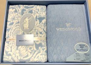 WEDGWOOD ウェッジウッド 綿毛布＆ウォッシャブルケット シングルセット 西川産業 日本製 未使用