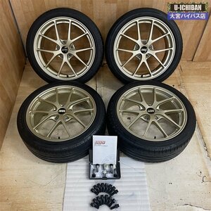 BBS RI-A RI-A020 18インチ 7.5J +48 5H 112 & BS S001 225/40R18 92Y 4本 ゴルフ8 ゴルフ7 ゴルフ7-R ゴルフ6-R ヴァリアント 等 _●004