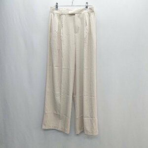 ◇ JUNOAH ストレートパンツ サイズXL ベージュ レディース E