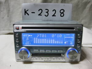 K-2328　SANYO　サンヨー　EXCEDIO　CDF-MD30Y　MDLP　2Dサイズ　CD&MDデッキ　故障品