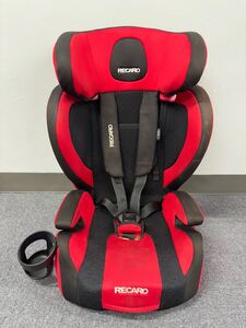 2412151876000 RECARO レカロ チャイルドシート ジュニアシート J1 レッド R44-04 伸縮可能 ボトル置き付き 現状品 中古