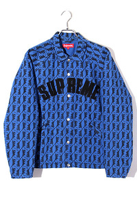 2018AW Supreme シュプリーム SIZE:M Snap Front Twill Jacket スナップフロント ツイルジャケット Panther パンサー ブルー /● メンズ