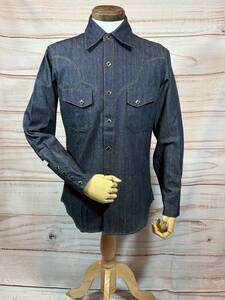 ウエスタンシャツ専門店オレゴン・トレイル　オリジナル ウェスタンシャツ Western Shirts Cokevill ムラ糸デニム Made in Japan size S